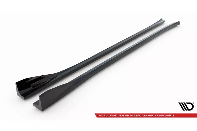 Maxton Design Seitenschweller (Paar) für BMW X3 M F97 Facelift Hochglanz schwarz – Ansicht 4