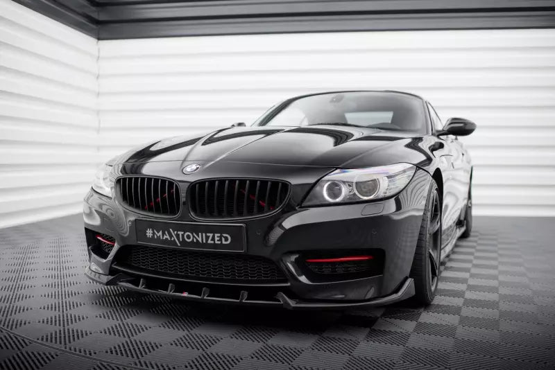 Maxton Design Frontlippe für BMW Z4 M-Paket E89 Hochglanz schwarz – Ansicht 1