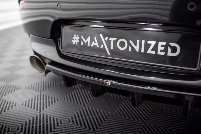 Maxton Design mittlerer Heckdiffusor DTM Look für BMW Z4 M-Paket E89 Hochglanz schwarz – Ansicht 3