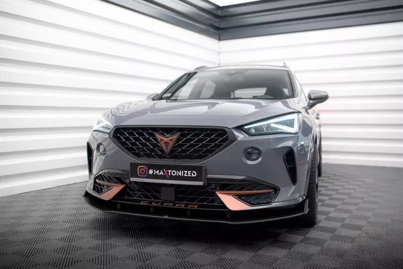 Maxton Design Street Pro Frontlippe für Cupra Formentor Mk1 Schwarz matt – Ansicht 1