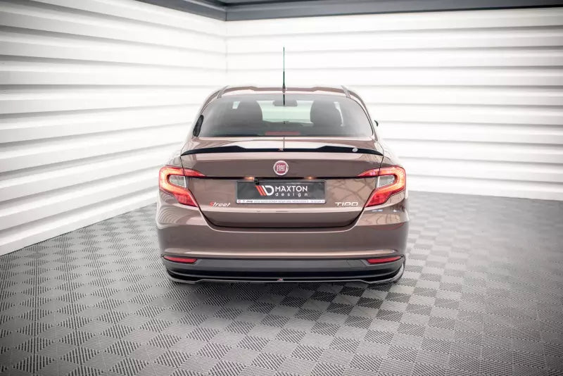Maxton Design Heckspoiler Lippe für Fiat Tipo S Limousine Mk1 Hochglanz schwarz – Ansicht 2