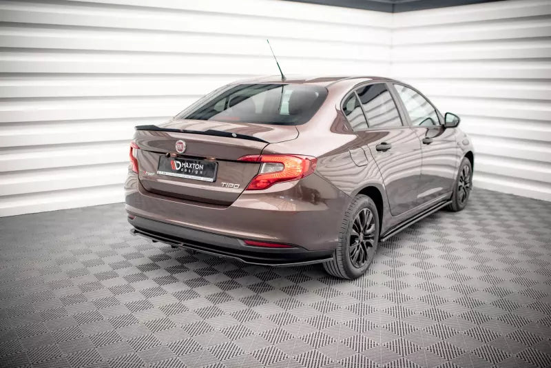 Maxton Design Heckspoiler Lippe für Fiat Tipo S Limousine Mk1 Hochglanz schwarz – Ansicht 3