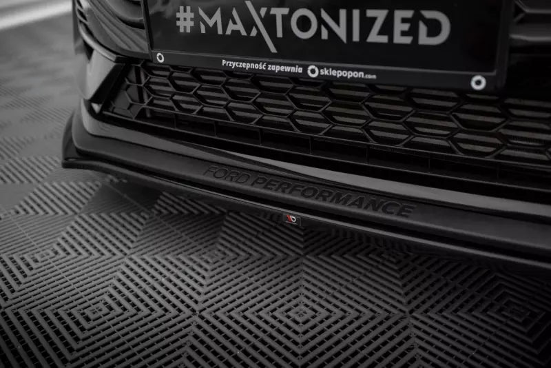 Maxton Design Frontlippe für Ford Fiesta ST / ST-Line Mk8 Facelift Hochglanz schwarz – Ansicht 2