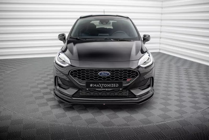 Maxton Design Frontlippe für Ford Fiesta ST / ST-Line Mk8 Facelift Hochglanz schwarz – Ansicht 3