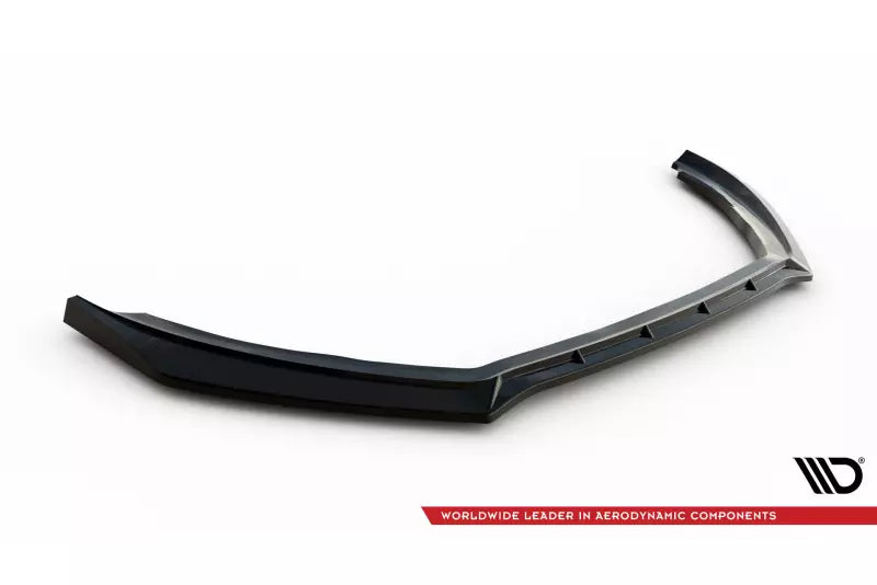 Maxton Design Frontlippe V.4 für Ford Fiesta ST / ST-Line Mk8 Facelift Hochglanz schwarz – Ansicht 4