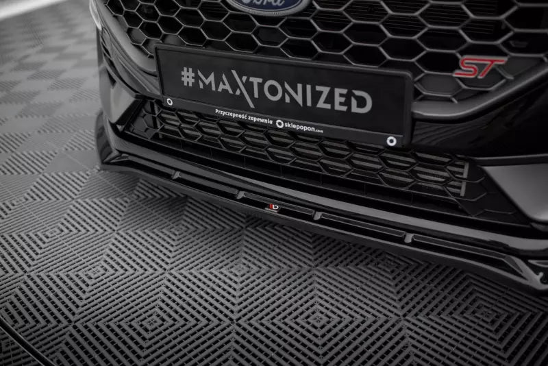 Maxton Design Frontlippe V.4 mit Flaps für Ford Fiesta ST / ST-Line Mk8 Facelift – Ansicht 2