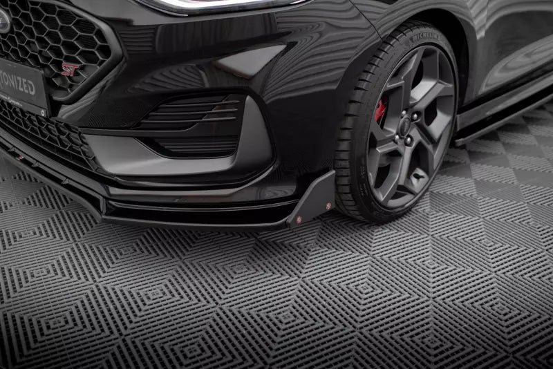 Maxton Design Frontlippe V.4 mit Flaps für Ford Fiesta ST / ST-Line Mk8 Facelift – Ansicht 3