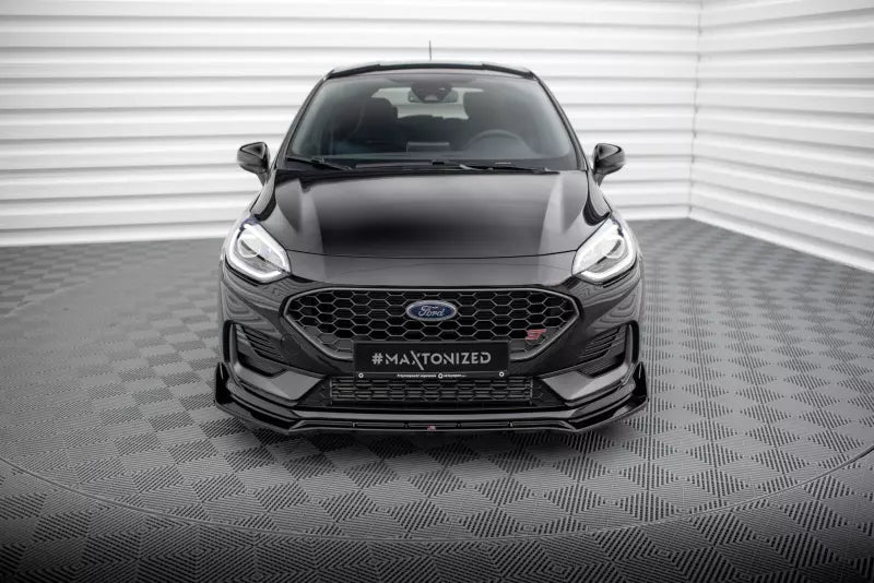 Maxton Design Frontlippe V.4 mit Flaps für Ford Fiesta ST / ST-Line Mk8 Facelift – Ansicht 4