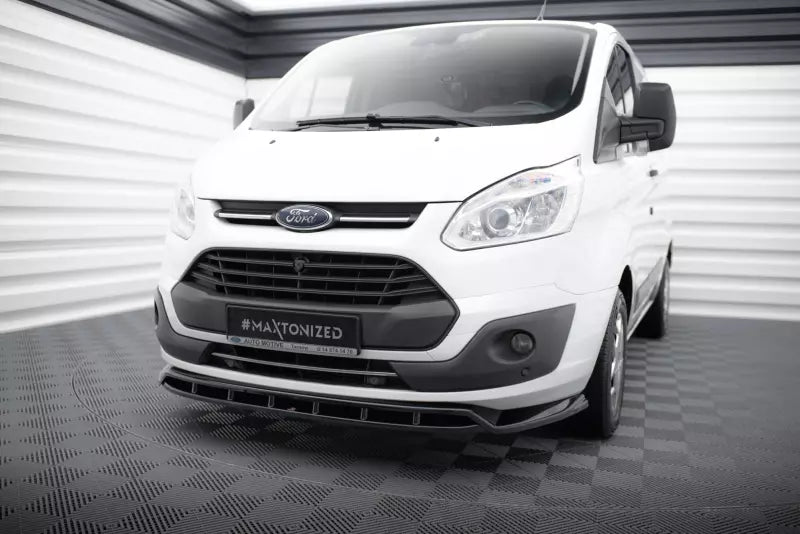 Maxton Design Frontlippe für Ford Transit Custom Mk1 Hochglanz schwarz – Ansicht 1