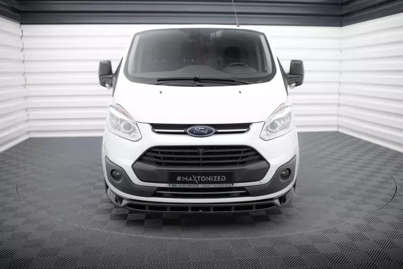 Maxton Design Frontlippe für Ford Transit Custom Mk1 Hochglanz schwarz – Ansicht 2