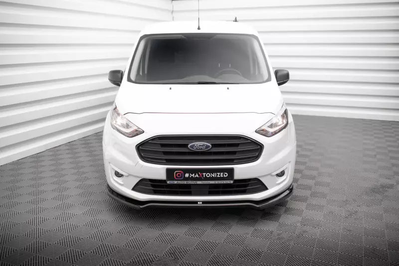 Maxton Design Frontlippe für Ford Transit Connect Mk2 Facelift Hochglanz schwarz – Ansicht 2