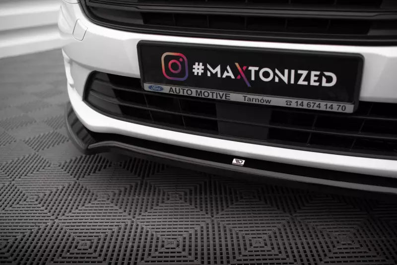 Maxton Design Frontlippe für Ford Transit Connect Mk2 Facelift Hochglanz schwarz – Ansicht 3