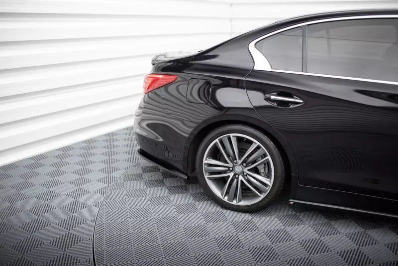 Maxton Design Diffusor Flaps V.2 für Infiniti Q50 S Mk1 Hochglanz schwarz – Ansicht 3