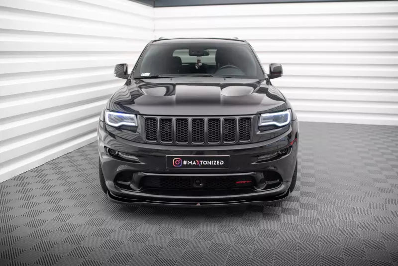 Maxton Design Frontlippe für Jeep Grand Cherokee SRT WK2 Facelift Hochglanz schwarz – Ansicht 2