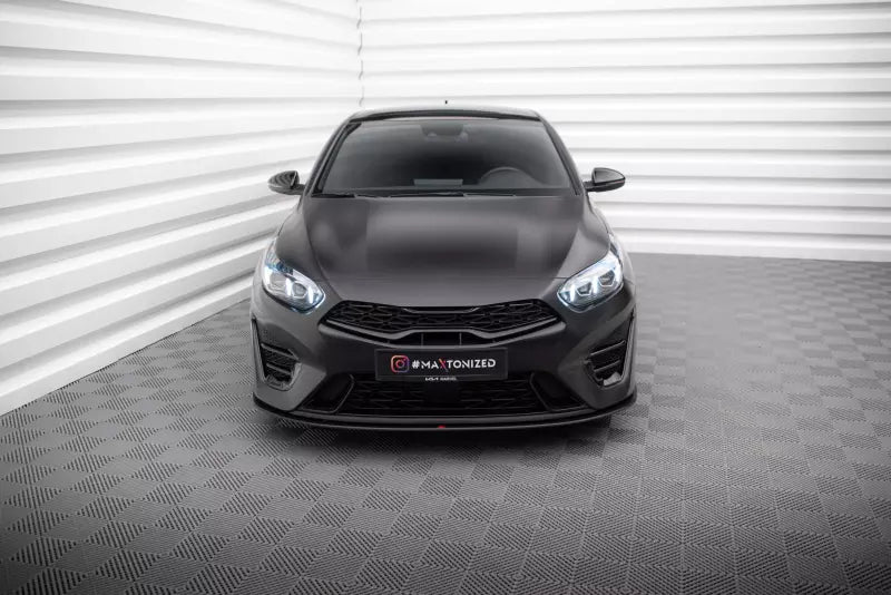 Maxton Design Street Pro Frontlippe für Kia Proceed GT Mk1 Facelift Schwarz matt – Ansicht 2