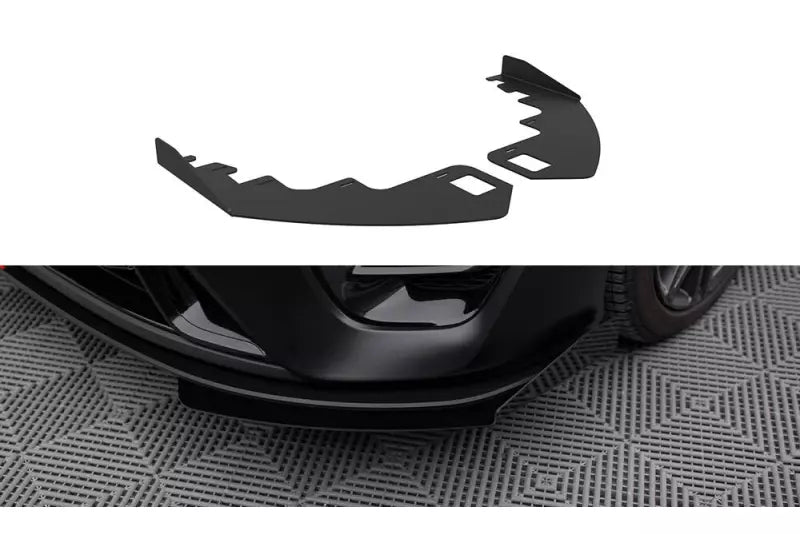 Maxton Design Front Flaps Kia Proceed GT Mk1 Facelift Hochglanz schwarz – Ansicht 1
