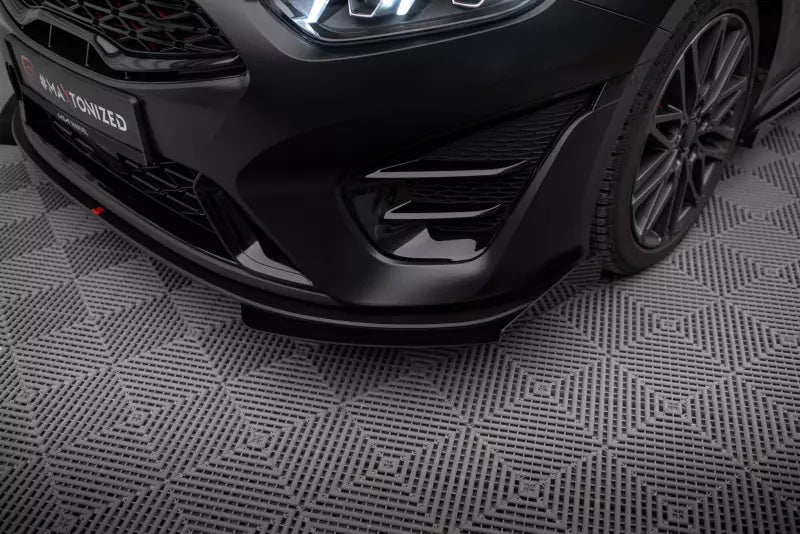 Maxton Design Front Flaps Kia Proceed GT Mk1 Facelift Hochglanz schwarz – Ansicht 3