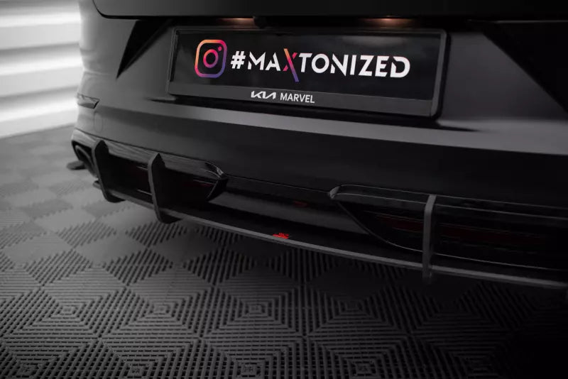 Maxton Design Street Pro Heckdiffusor für Kia Proceed GT Mk1 Facelift Schwarz matt – Ansicht 3