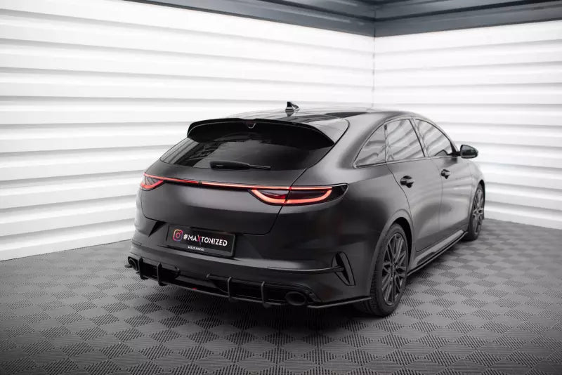 Maxton Design Street Pro Diffusor Flaps für Kia Proceed GT Mk1 Facelift Schwarz matt – Ansicht 2