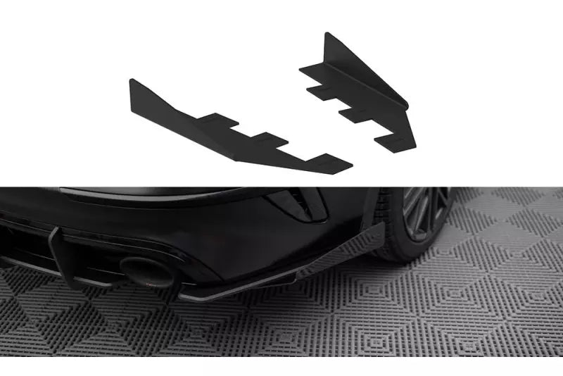 Maxton Design Hintere Seiten Flaps Kia Proceed GT Mk1 Facelift Hochglanz schwarz – Ansicht 1