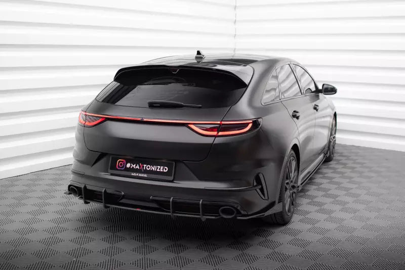 Maxton Design Hintere Seiten Flaps Kia Proceed GT Mk1 Facelift Hochglanz schwarz – Ansicht 2