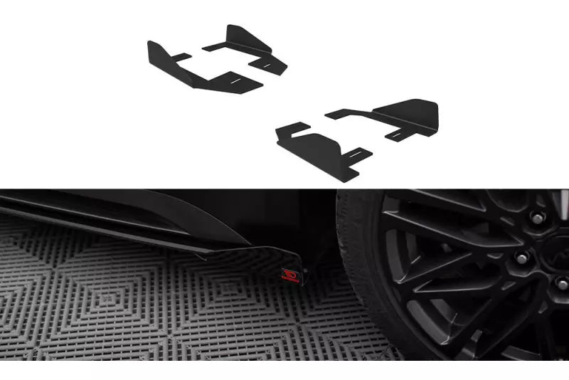 Maxton Design Seiten Flaps Kia Proceed GT Mk1 Facelift Hochglanz schwarz – Ansicht 1