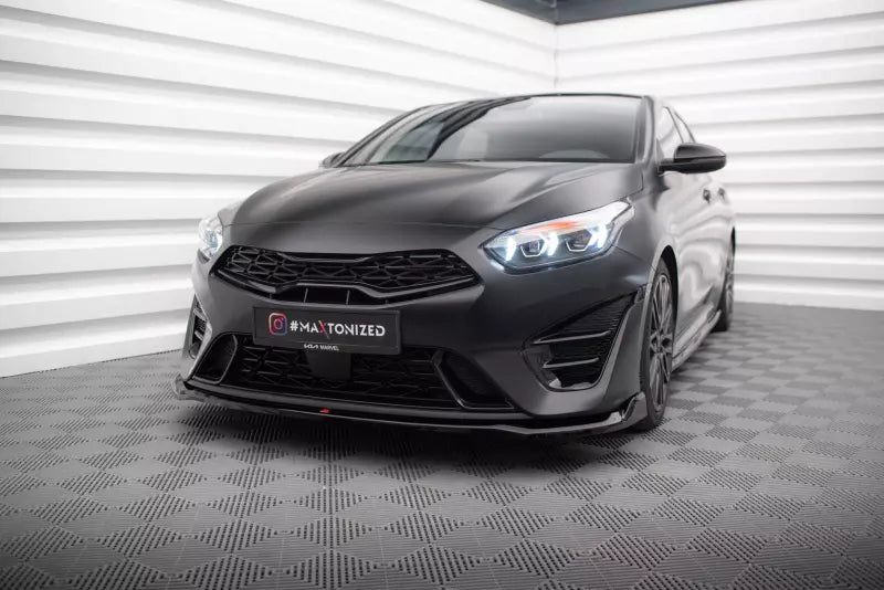 Maxton Design Frontlippe für Kia Proceed GT Mk1 Facelift Hochglanz schwarz – Ansicht 1