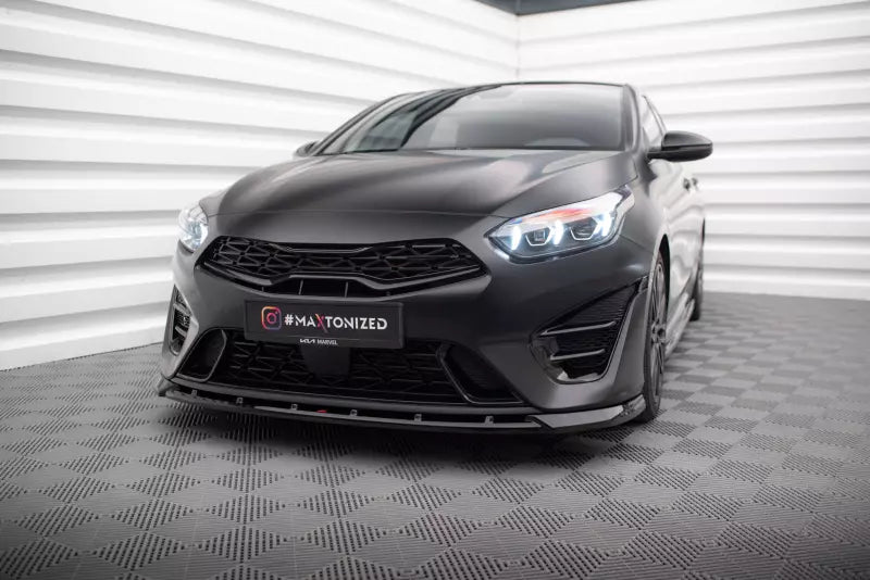 Maxton Design Frontlippe V.2 für Kia Proceed GT Mk1 Facelift Hochglanz schwarz – Ansicht 1