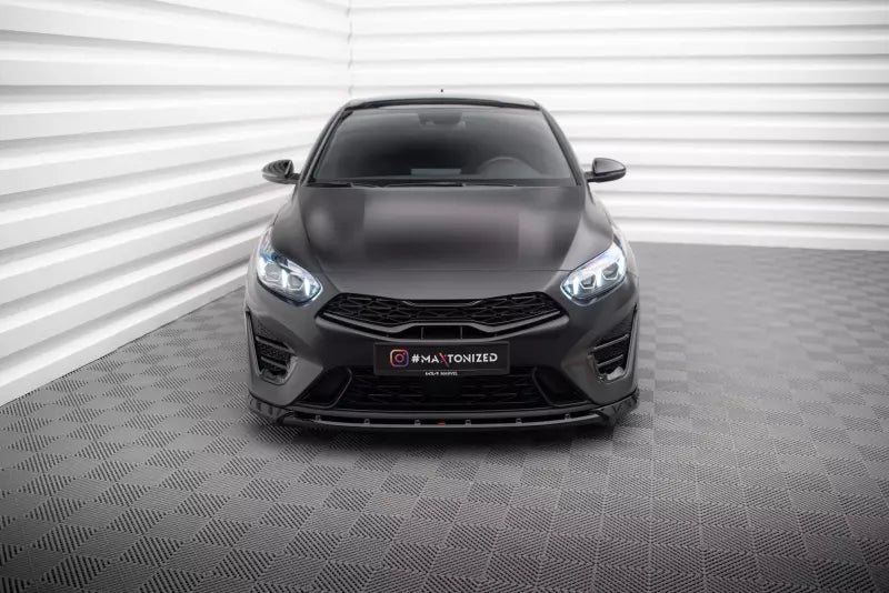 Maxton Design Frontlippe V.2 für Kia Proceed GT Mk1 Facelift Hochglanz schwarz – Ansicht 2