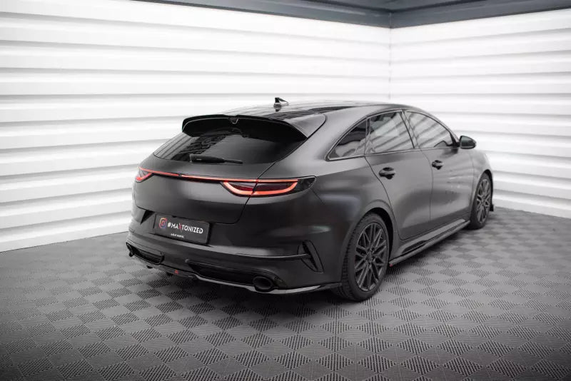 Maxton Design mittlerer Heckdiffusor DTM Look für Kia Proceed GT Mk1 Facelift Hochglanz schwarz – Ansicht 2