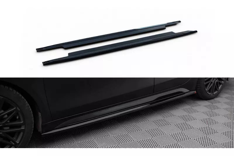 Maxton Design Seitenschweller (Paar) für Kia Proceed GT Mk1 Facelift Hochglanz schwarz – Ansicht 2