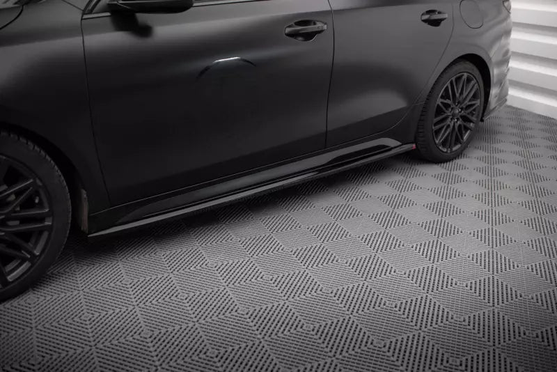 Maxton Design Seitenschweller (Paar) für Kia Proceed GT Mk1 Facelift Hochglanz schwarz – Ansicht 3