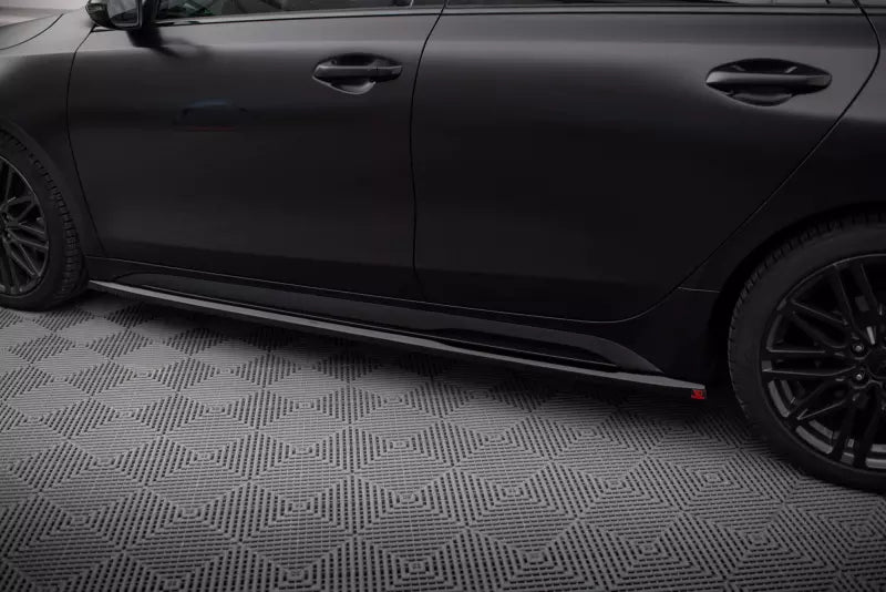 Maxton Design Seitenschweller (Paar) für Kia Proceed GT Mk1 Facelift Hochglanz schwarz – Ansicht 4
