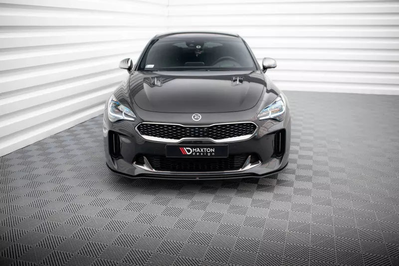 Maxton Design Street Pro Frontlippe für Kia Stinger GT / GT-Line Mk1 Schwarz matt – Ansicht 2