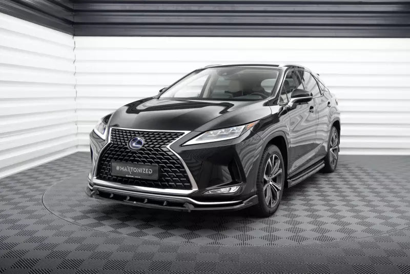 Maxton Design Frontlippe für Lexus RX Mk4 Facelift Hochglanz schwarz – Ansicht 1