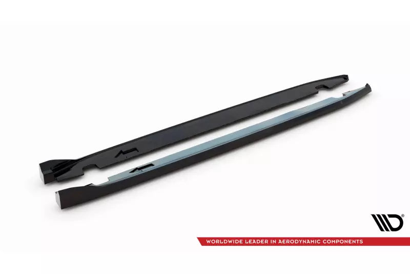 Maxton Design Seitenschweller (Paar) für Lexus RX Mk4 Facelift Hochglanz schwarz – Ansicht 3