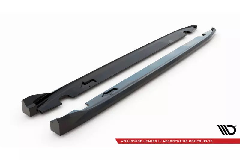 Maxton Design Seitenschweller (Paar) für Lexus RX Mk4 Facelift Hochglanz schwarz – Ansicht 4