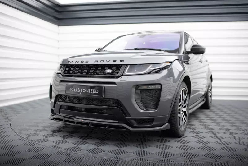 Maxton Design Frontlippe für Land Rover Range Rover Evoque Mk1 Facelift Hochglanz schwarz – Ansicht 1