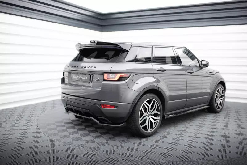 Maxton Design mittlerer Heckdiffusor DTM Look für Land Rover Range Rover Evoque Mk1 Facelift Hochglanz schwarz – Ansicht 2