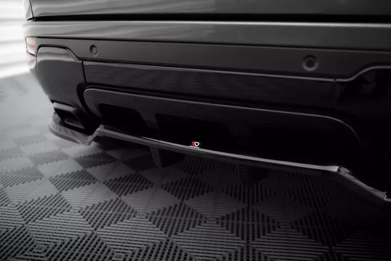 Maxton Design mittlerer Heckdiffusor DTM Look für Land Rover Range Rover Evoque Mk1 Facelift Hochglanz schwarz – Ansicht 3