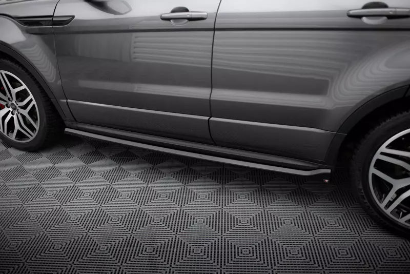 Maxton Design Seitenschweller (Paar) für Land Rover Range Rover Evoque Mk1 Facelift Hochglanz schwarz – Ansicht 3