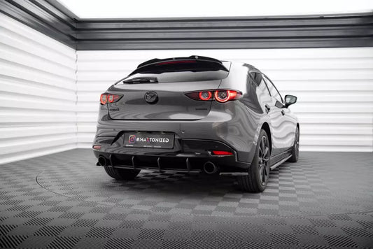 Maxton Design Heckspoiler Lippe für Mazda 3 Mk4 Hochglanz schwarz – Ansicht 1