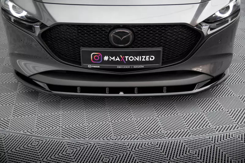 Maxton Design Frontlippe für Mazda 3 Mk4 Hochglanz schwarz – Ansicht 2