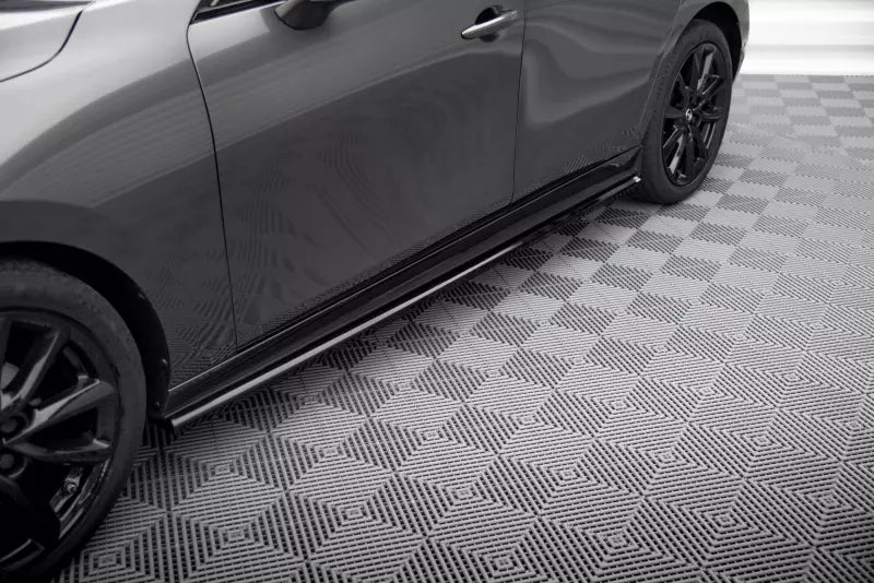 Maxton Design Seitenschweller (Paar) für Mazda 3 Mk4 Hochglanz schwarz – Ansicht 1
