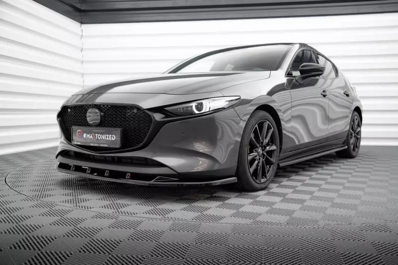 Maxton Design Seitenschweller (Paar) für Mazda 3 Mk4 Hochglanz schwarz – Ansicht 3