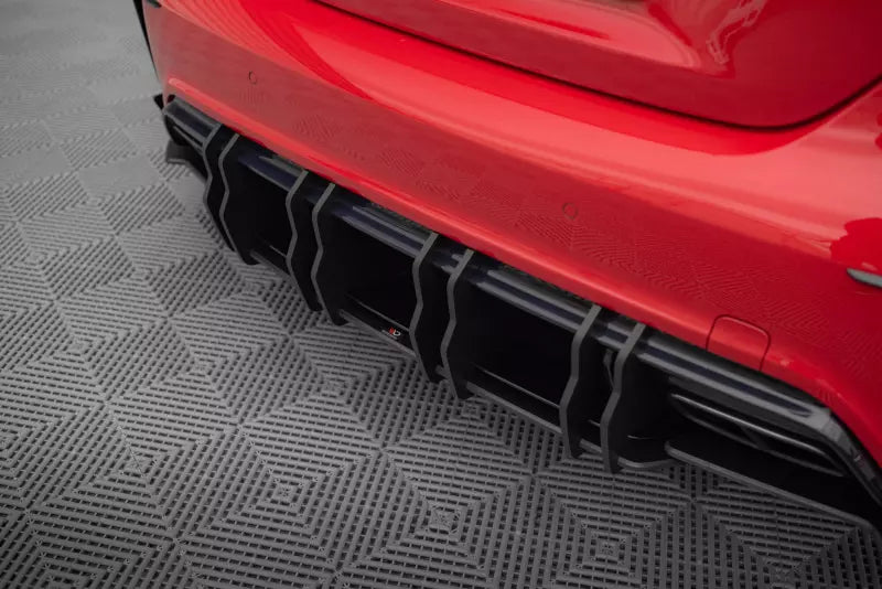 Maxton Design Street Pro Heckdiffusor für Mercedes-Benz A 45 AMG W176 Facelift Schwarz – Ansicht 3
