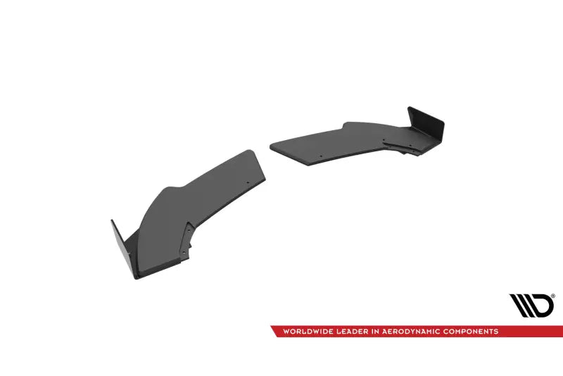 Maxton Design Street Pro Diffusor Flaps für Mercedes-Benz A 45 AMG W176 Facelift Schwarz mit Hochglanz Flaps – Ansicht 4