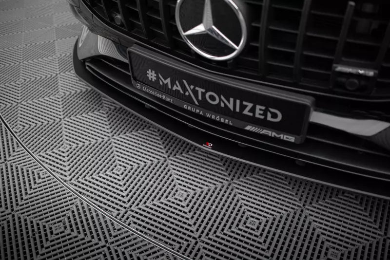 Maxton Design Street Pro Frontlippe für Mercedes-AMG A35 W177 Facelift Schwarz matt – Ansicht 3