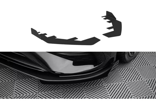Maxton Design Front Flaps Mercedes-AMG A35 W177 Facelift Hochglanz schwarz – Ansicht 1