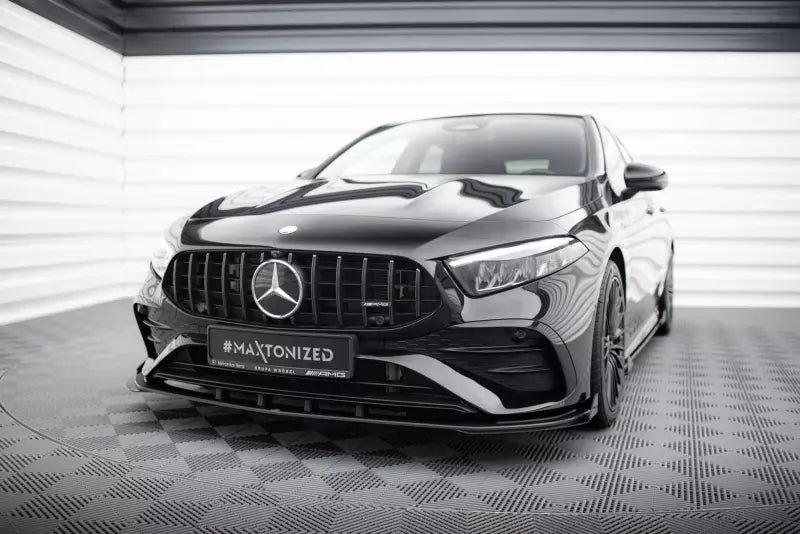 Maxton Design Front Flaps Mercedes-AMG A35 W177 Facelift Hochglanz schwarz – Ansicht 3